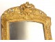 Regency mirror ice carved gilded wood frame shells flowers eighteenth century