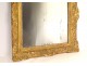 Regency mirror ice carved gilded wood frame shells flowers eighteenth century