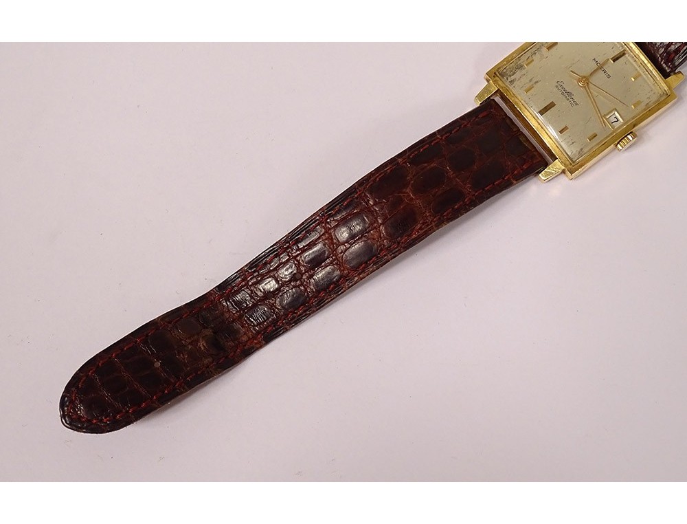 Montre bracelet homme Moeris Excellence Automatic or 18K Swiss vintage XXè