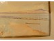 6 watercolors Paul Avril landscapes St Amant Martigues Hendaye Le Croisic XIXth