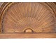 Large carved wood decoration panel cherub cherub eighteenth shell