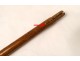 Old carved wood cane chamoix horn Interlaken Switzerland Alps nineteenth