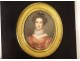 Pair miniatures J. Lecourt portraits noble bourgeois couple Boulogne nineteenth