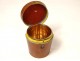 Vieillard Paris silver-vermeillé timpani goblet leather travel case 85gr 19th