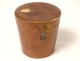 Vieillard Paris silver-vermeillé timpani goblet leather travel case 85gr 19th