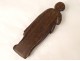 Small sculpture statuette wood carved character Saint Peter XVII