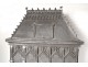 Baptismal water fountain lead cathedral cathedral gothic XVth XVI