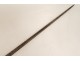 19th century carved wood handle double blade sword cane