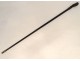 19th century carved wood handle double blade sword cane