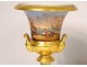 Pair of Medici vases porcelain Paris landscapes marine Louis-Philippe XIXth