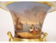 Pair of Medici vases porcelain Paris landscapes marine Louis-Philippe XIXth