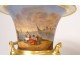 Pair of Medici vases porcelain Paris landscapes marine Louis-Philippe XIXth
