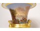 Pair of Medici vases porcelain Paris landscapes marine Louis-Philippe XIXth