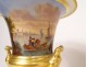 Pair of Medici vases porcelain Paris landscapes marine Louis-Philippe XIXth