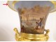 Pair of Medici vases porcelain Paris landscapes marine Louis-Philippe XIXth