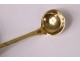 Silver vermeillé mustard spoon Old goldsmith Schuler 17gr XIXth