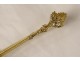 12 teaspoons sugar tongs silver vermeil goldsmith Surot 203gr nineteenth