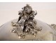 Solid silver vegetable Minerva goldsmith Fray-Harleux 2035gr nineteenth monogram
