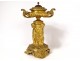 Large gilded bronze incense burner Victor Raulin cherubs Amours faunes XIXth