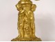 Large gilded bronze incense burner Victor Raulin cherubs Amours faunes XIXth