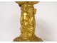 Large gilded bronze incense burner Victor Raulin cherubs Amours faunes XIXth