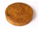 Round walnut box Henri IV Sully Relevez vous Rosny nineteenth theater piece