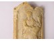 Ivory bas-relief plaque carved apostle Saint-Jean evangelist eagle XVIth