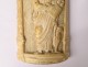 Ivory bas-relief plaque carved apostle Saint-Jean evangelist eagle XVIth