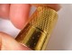 Sewing kit scissors dice 18K solid gold eagle head ivory case nineteenth