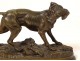 Bronze sculpture Jules Moigniez dog hunting pheasant animal nineteenth century