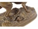 Bronze sculpture Jules Moigniez dog hunting pheasant animal nineteenth century