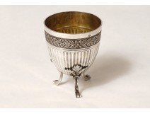 Solid silver egg cup Minerva silversmith Boulenger 43gr XIXth century