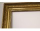 Large Empire gilded stucco wood frame acanthus leaves palm leaves nineteenth century