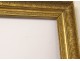 Large Empire gilded stucco wood frame acanthus leaves palm leaves nineteenth century