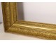 Large Empire gilded stucco wood frame acanthus leaves palm leaves nineteenth century