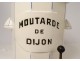 Countertop mustard dispenser Dijon earthenware Digoin Sarreguemines twentieth