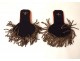 Pair of child soldier costume epaulettes late 19th early 20th centuries