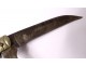 Hunter&#39;s knife carved horn handle hunting rifle late 19th century