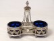 Louis XVI double salt cellar sterling silver Farmers General XVIIIth