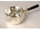 Large solid silver saucepan Minerva goldsmith Governore PB 660gr twentieth