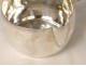 Large solid silver saucepan Minerva goldsmith Governore PB 660gr twentieth
