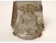 Lot 3 chocolate molds metal oyster cloche lobster late 19th century