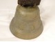 Bronze cow bell Albertano Frères Bulle Suisse twentieth century crowns