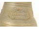 Bronze cow bell Albertano Frères Bulle Suisse twentieth century crowns