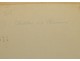 HSC marine table George Lhermitte Trawlers Fishmonger Brittany twentieth