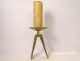 Brutalist gilt bronze candlestick picnic 1960s 20th century