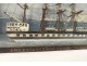 Model diorama boat 4 masts English ship The Kate Thomas 1871 nineteenth