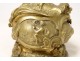 Louis XV rococo inkwell box gilded bronze women angels Allegory XVIIIth
