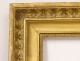 Gilded stucco wood frame palmettes 1st Empire 19th century