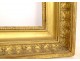 Gilded stucco wood frame palmettes 1st Empire 19th century